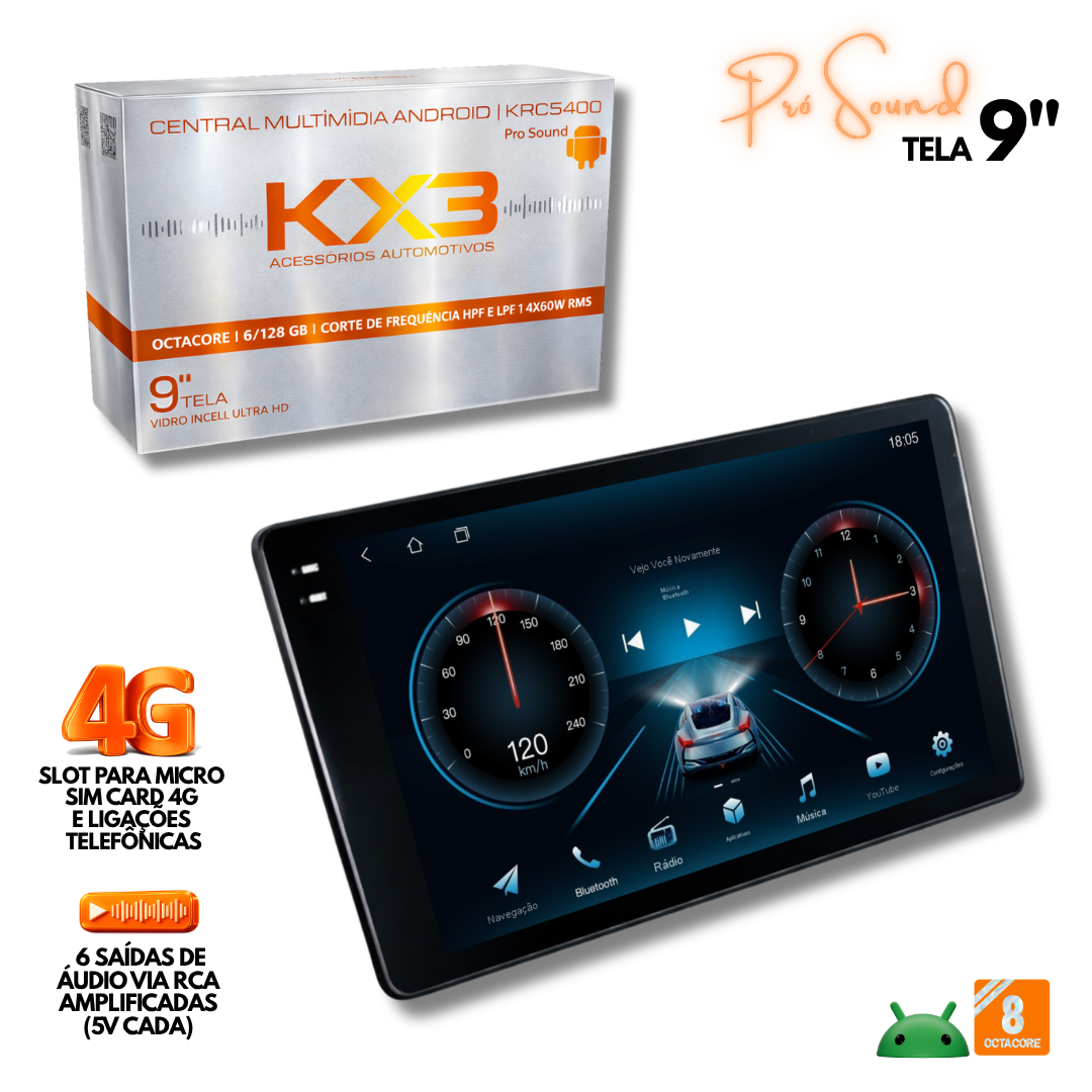 Multimidia Android KRC5400
